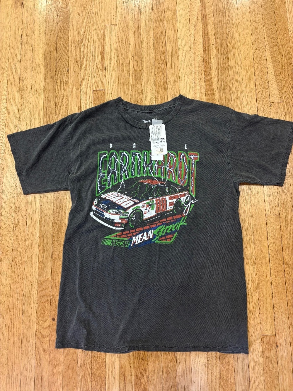 NASCAR Dale Earnhardt Jr Graphic Tee NWT Charcoal Grey Medium